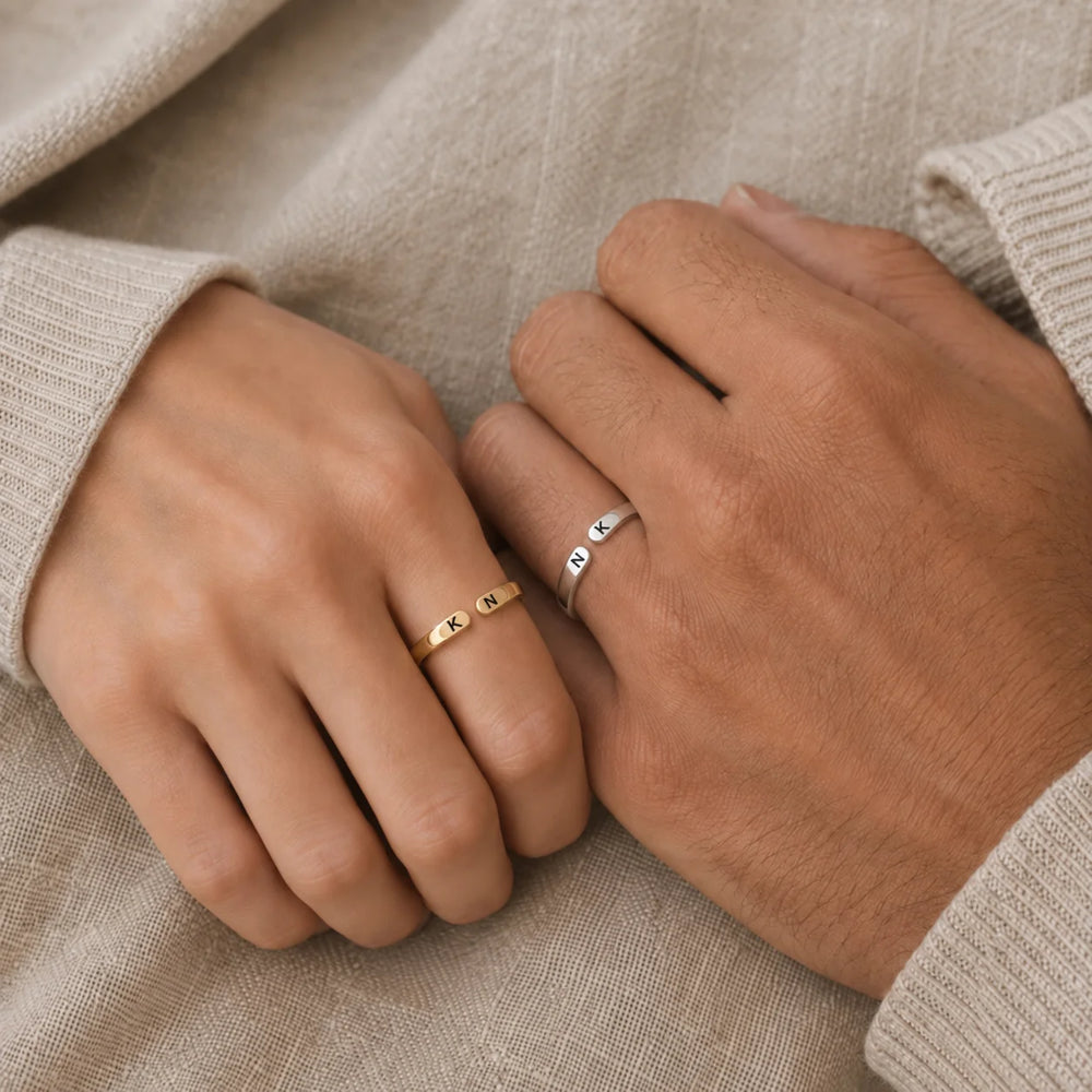 Bague Initiales Lorenza